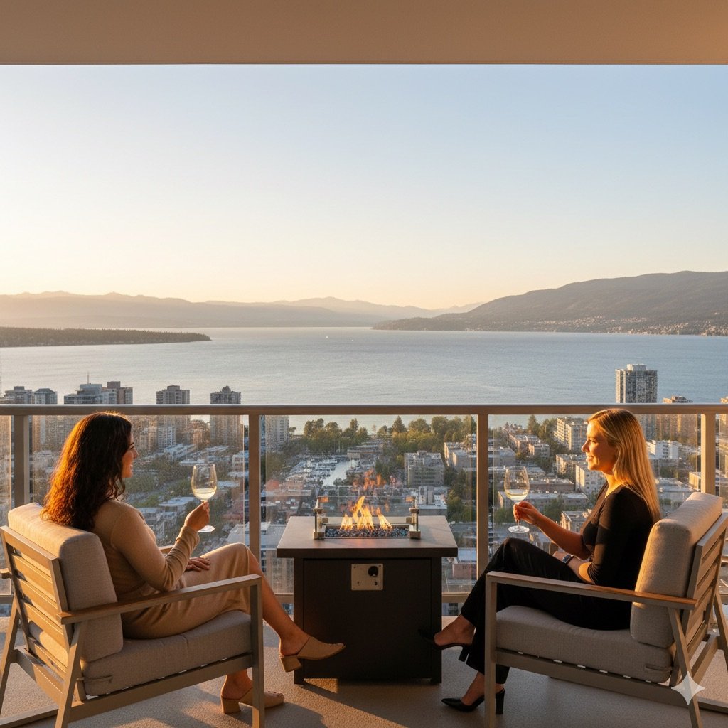 Modern condo lifestyle in Kelowna with lake views